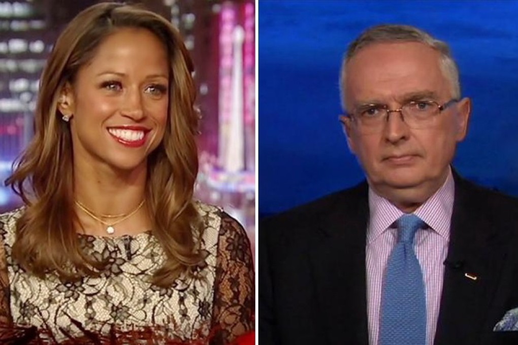 Actress Stacey Dash and retired US Army Lieutenant Colonel Ralph Peters are both Fox News analysts. Photos: Fox News