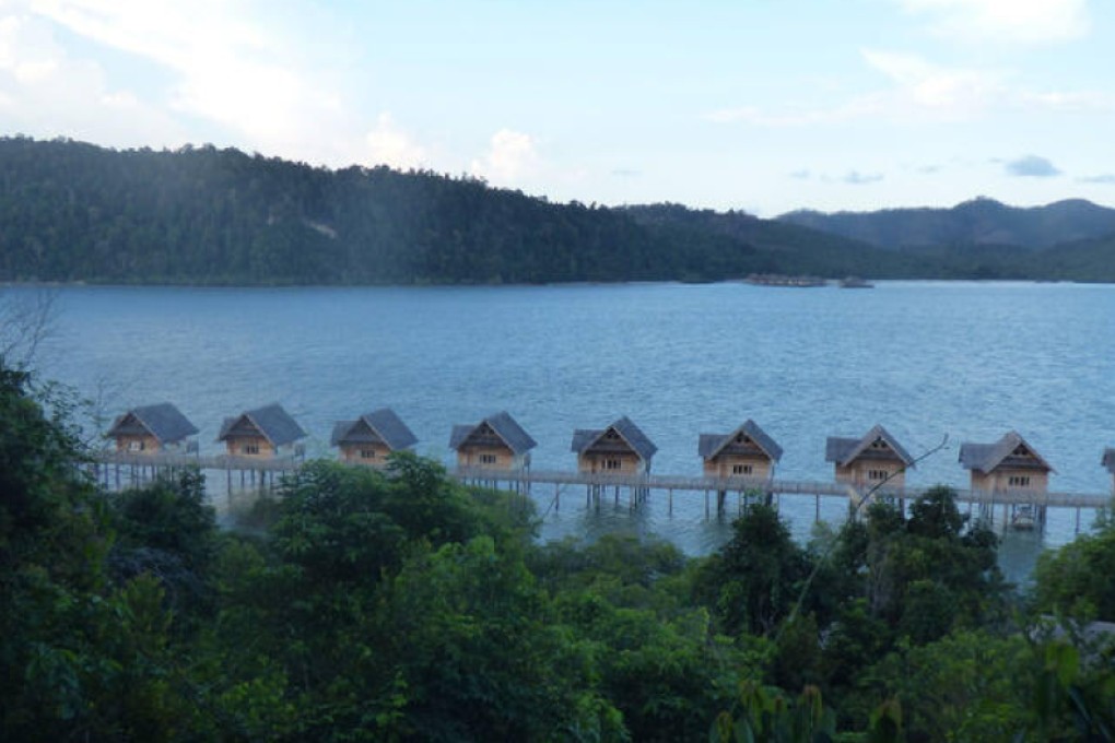 Villas on the Indonesian island of Telunas, where a writing retreat will be run in July.