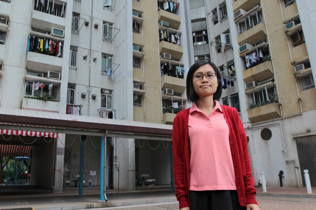 Zoe Chow is treading carefully after being elected to Sham Shui Po district council. Photo: Bruce Yan