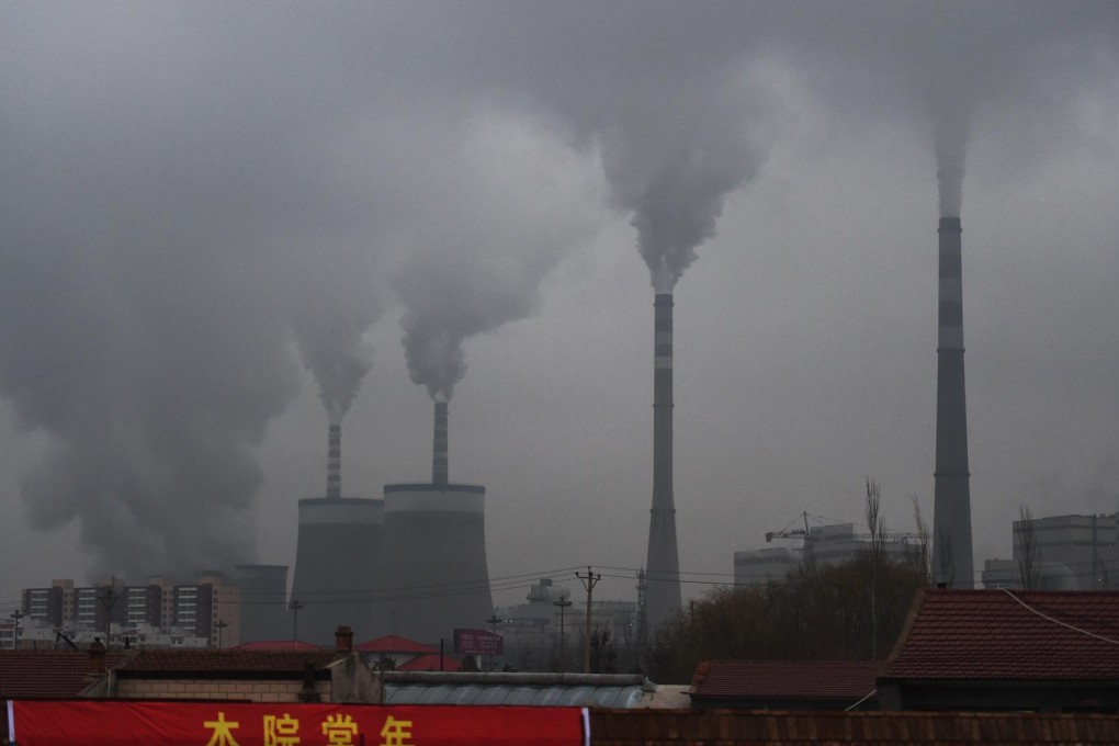 A coal-fuelled power station in Datong, in Shanxi province. Photos: AFP