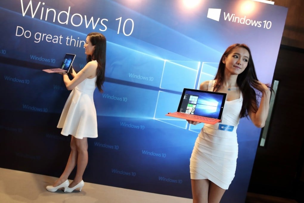 The joint venture still requires clearance from regulators. Windows 10 is not currently allowed on Chinese government computers. Photo: Paul Yeung
