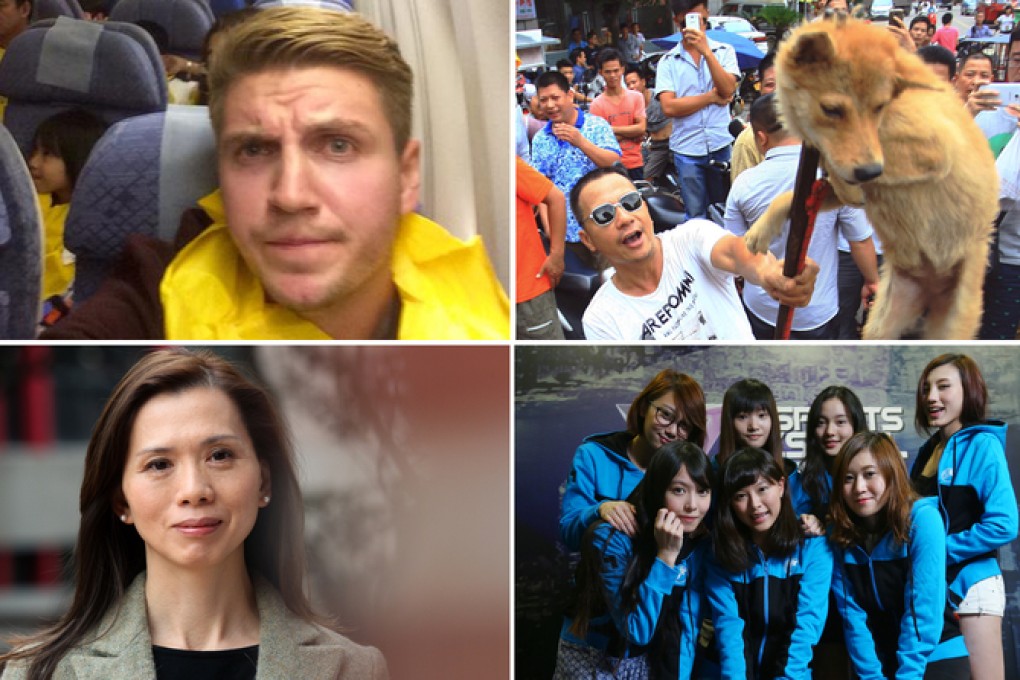 A composite photo shows some of the highlights of the year's most viral stories from the SCMP. Photo: SCMP Pictures