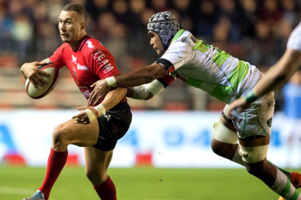 Toulon fly-half Quade Cooper (left) is earmarked to make his debut for Australia in the World Sevens Series either at Wellington later this month or Sydney in early February. Photo: AFP