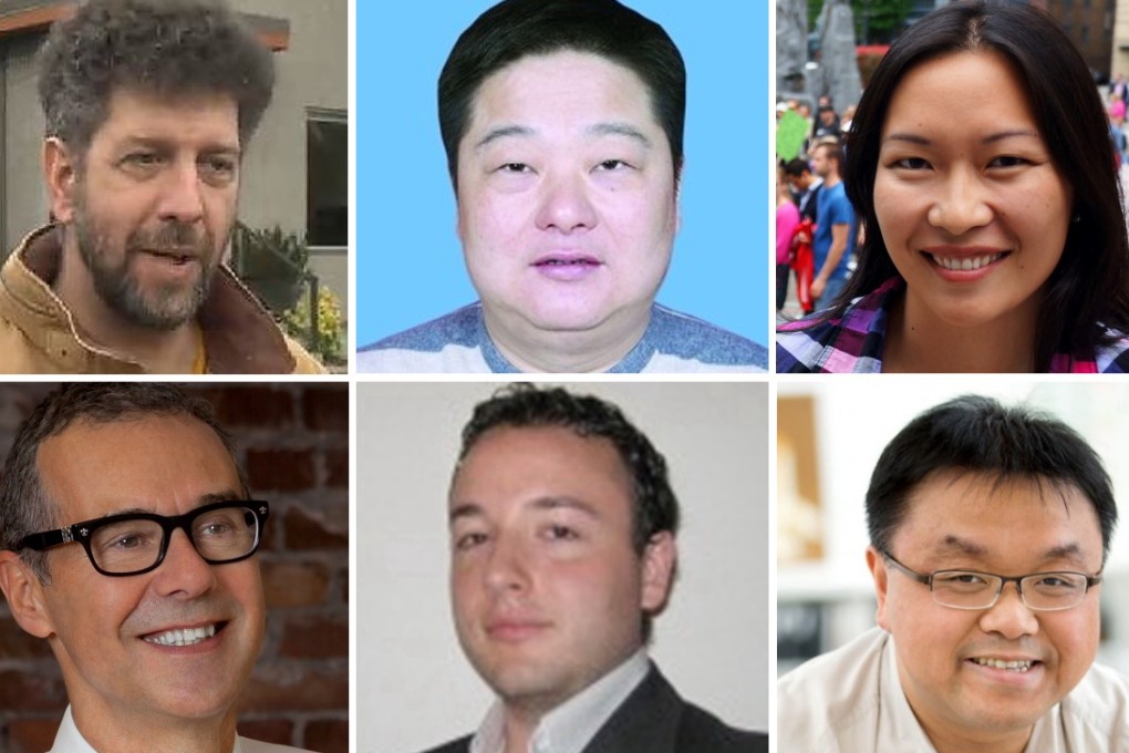 All enjoyed their turn in the spotlight, in the drama that was Vancouver's property scene in 2015: (Clockwise from top left) UBC's Tsur Somerville, duck farmer turned mega-mansion buyer Chen Mailin, affordability advocate Eveline Xia, urban planner Andy Yan, non-economist Philip Soos and condo marketer Bob Rennie. Photos: Global TV, Baidu, SCMP Pictures, Bing Thom Architects, Twitter, Rennie Marketing Systems