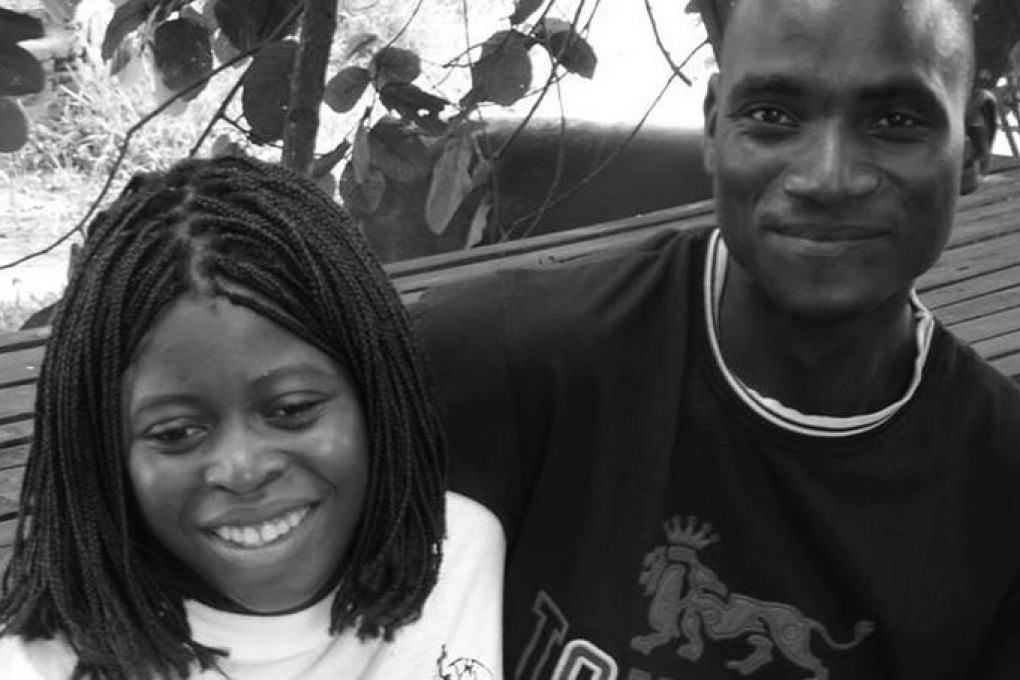 Carlito Vale and his wife. The young Mozambican stowaway had been trying to reach Europe when he made the fateful decision last June to hide in the landing gear of a BA plane. Photo: Facebook