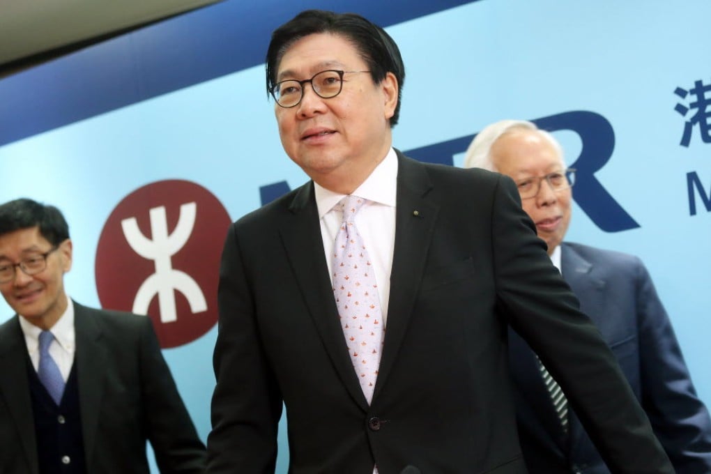 MTR chairman Frederick Ma Si-hang. Photo: SCMP Pictures