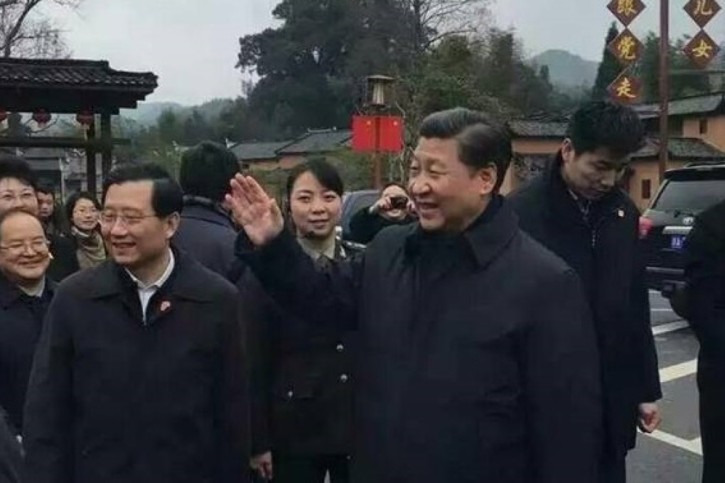 Xi Jinping visits Jinggangshan, where Mao Zedong set up the communists' first revolutionary base in 1927. File Photo