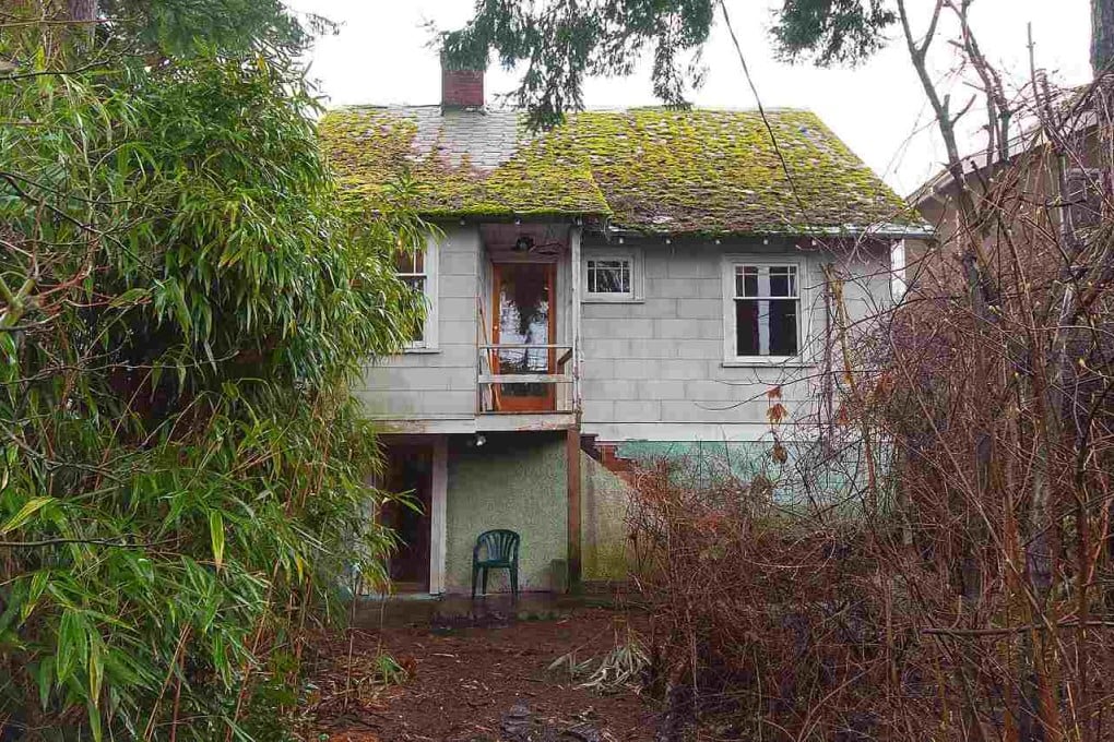 In its defence, this C$2.4million dump looks less mossy from the front. And it's in a great Vancouver neighbourhood. Photo: Kavanagh Group