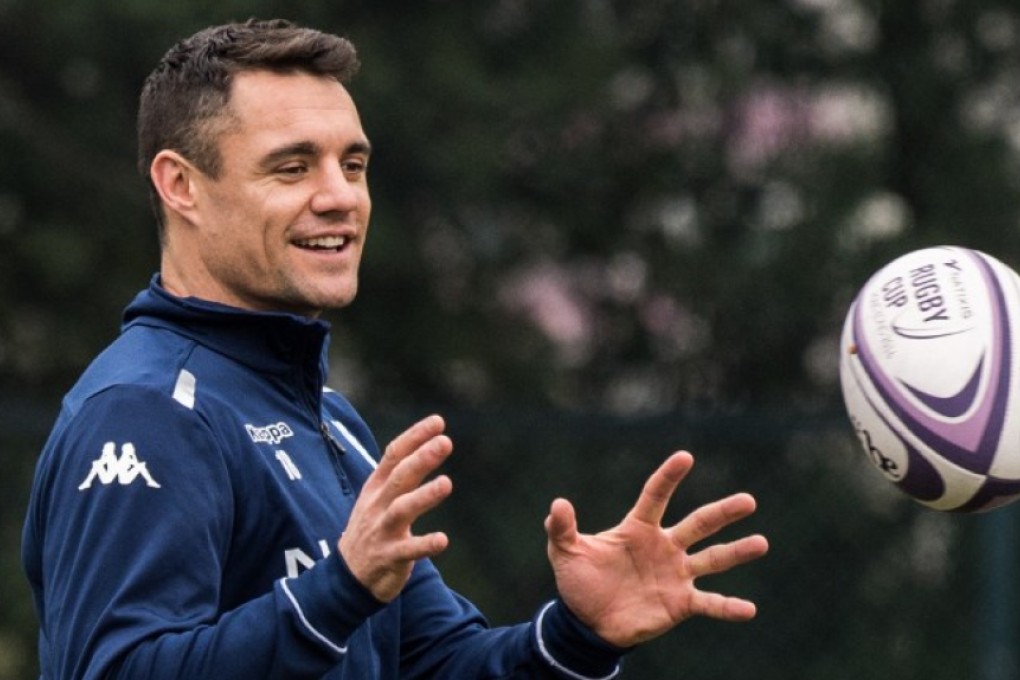 Racing 92 fly-half Dan Carter, who is in Hong Kong for Saturday’s Natixis Cup clash with the Highlanders, predicts “exciting times” ahead for England under new coach Eddie Jones. Photo: AFP