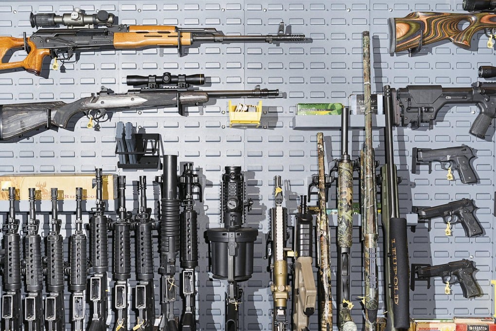 A display at the Shooting, Hunting and Outdoor Trade Show, in Las Vegas, in January. Photos: Peter Bohler/The Telegraph