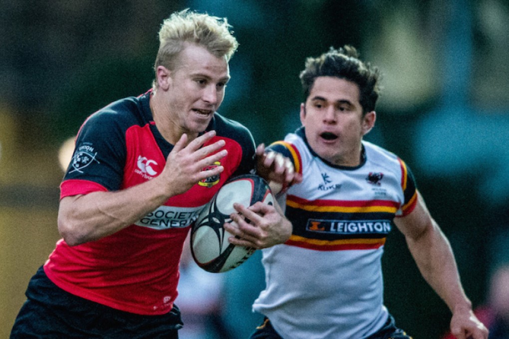 Barring a couple of upsets in this weekend’s Grand Championship semi-finals, Valley (red) and HKCC are on course for yet another Grand Final meeting. Photos: HKRU