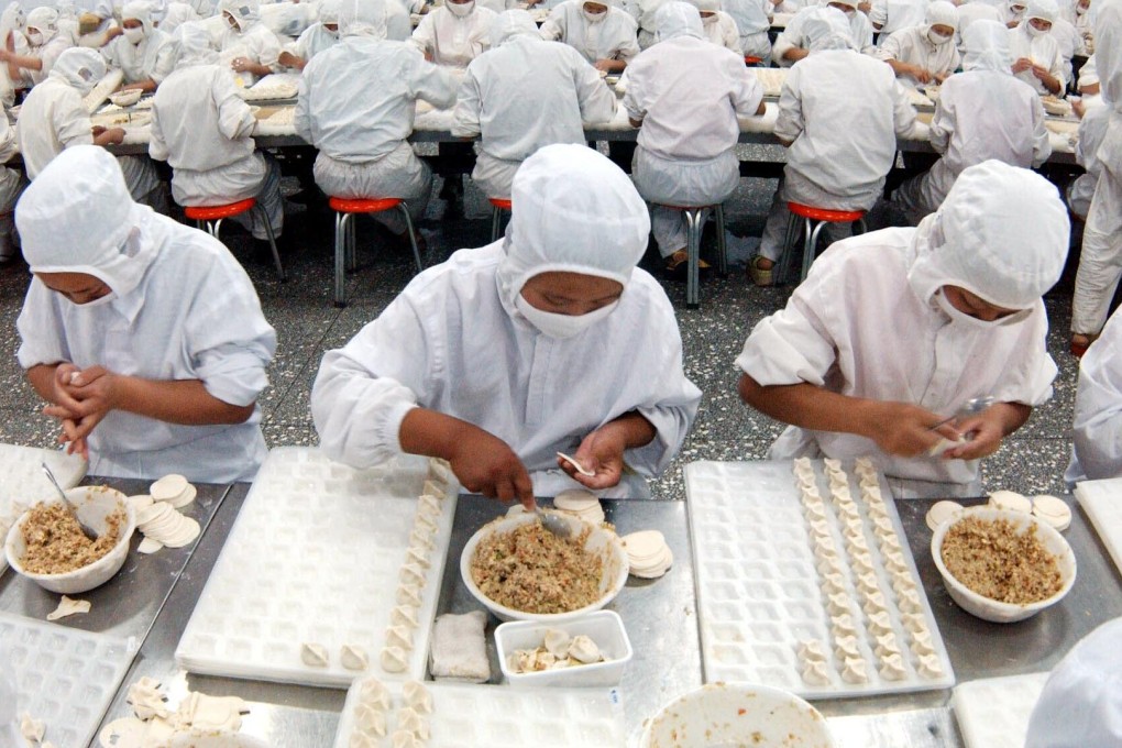 Zhengzhou's Sanquan Foods pump out hundreds of tons of frozen food each day for consumers.