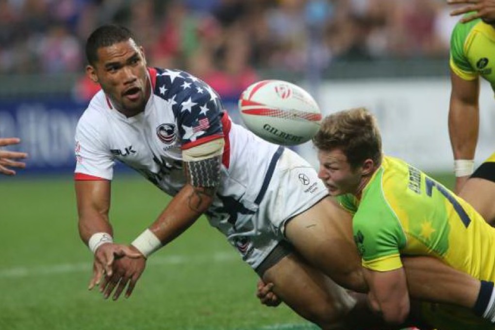 The American's victory over Australia was probably their biggest rugby triumph in many years. Photo: Edward Wong/SCMP