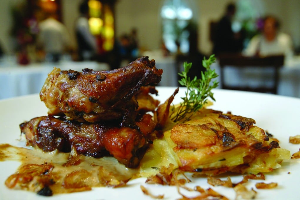 A version of African chicken that was served at Macau Military Club