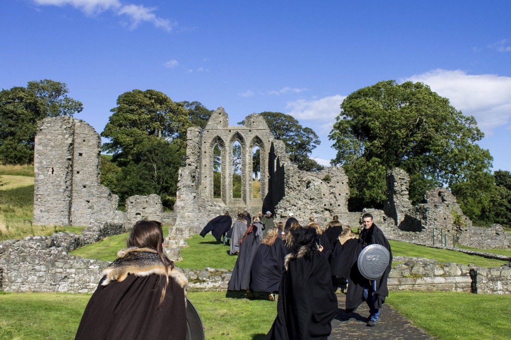 The ruins of Inch Abbey, a set location for Game of Thrones.