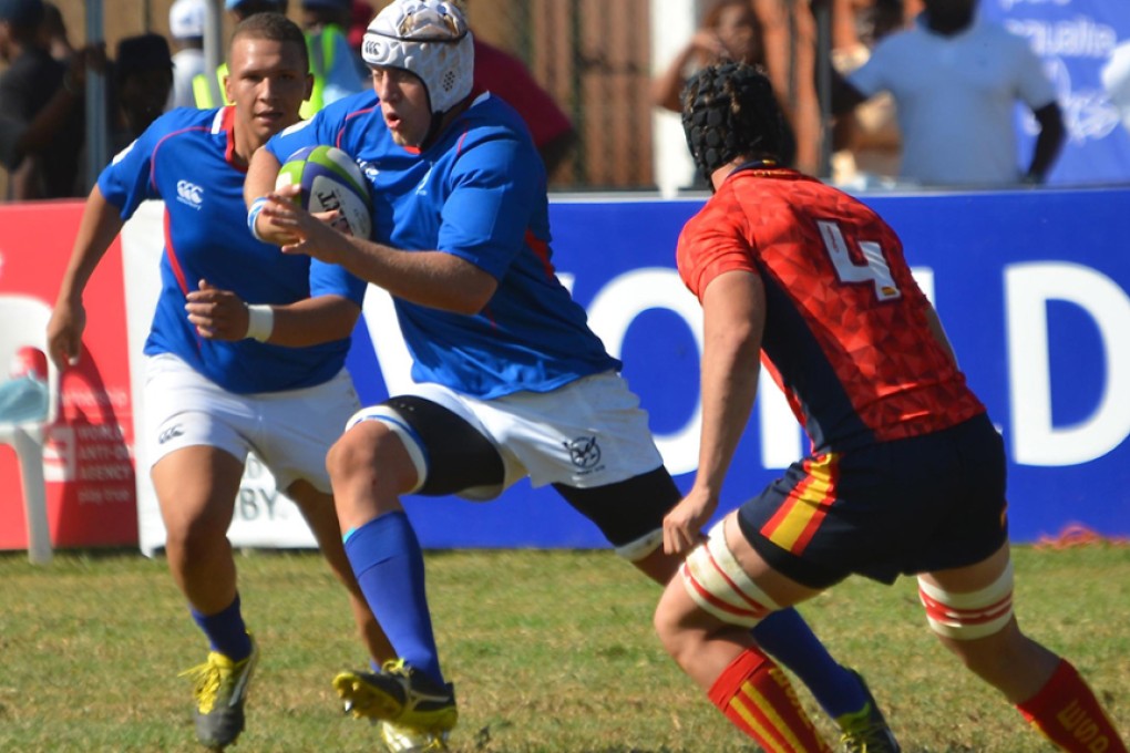 Namibia won two of their three pool matches at the World Rugby U20 Trophy in Zimbabwe, but were beaten 40-22 last Saturday by eventual finalists Spain. Photo: World Rugby