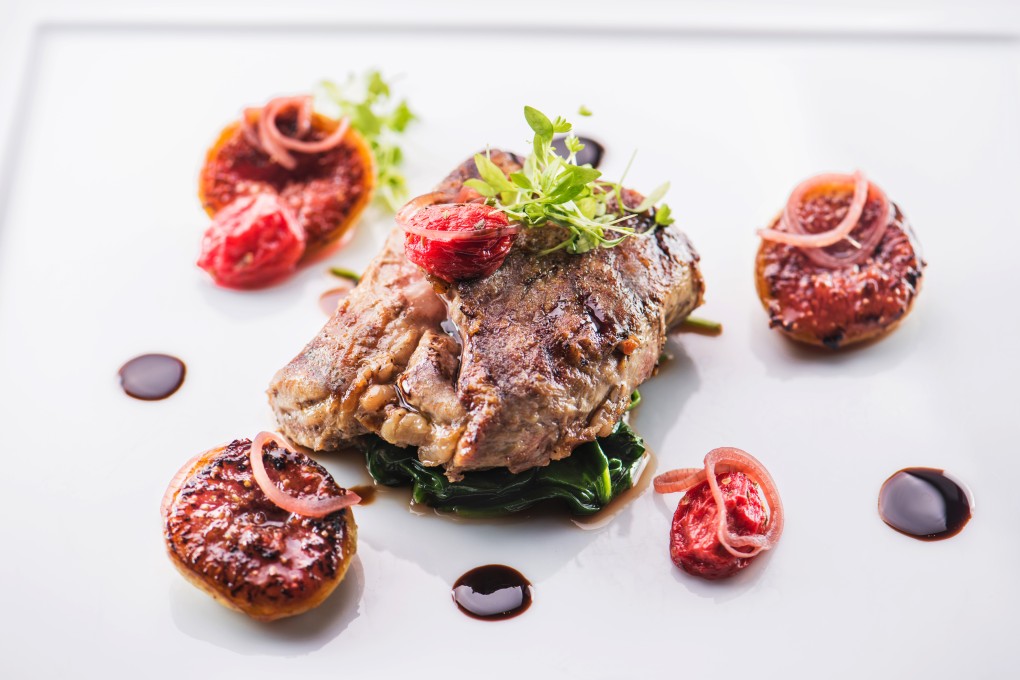 4-course Italian dinner featuring grilled Mediterranean pork neck and more at Aurora, Macau.
