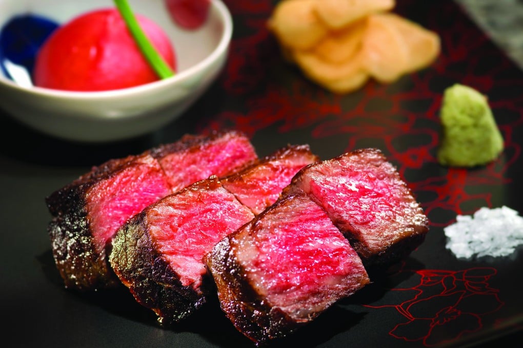 Delicious Wagyu beef prepared by teppanyaki master, Junichi Yoshida at Mizumi.