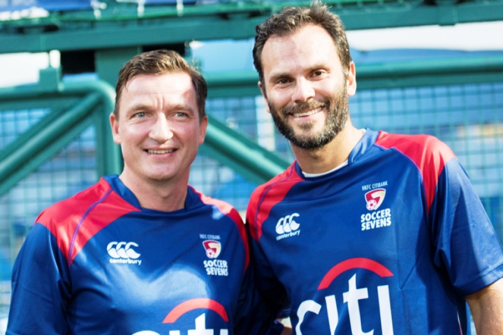 Liverpool legends Vladmir Smicer and Patrik Berger are in action for Citi All Stars at the HKFC Citi Soccer Sevens in Hong Kong this weekend. Photo: Lucas Schifres, Power Sport Images