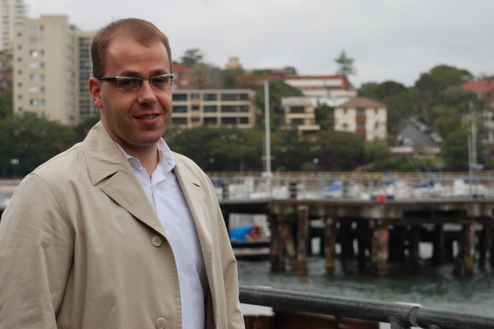 Andre Blumberg in 2007 before he decided to get fit. Photo: Andre Blumberg