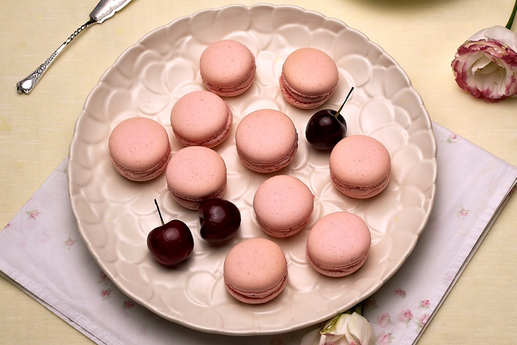 Macarons with sakura cream. Photo: Jason Joseph Bonello
