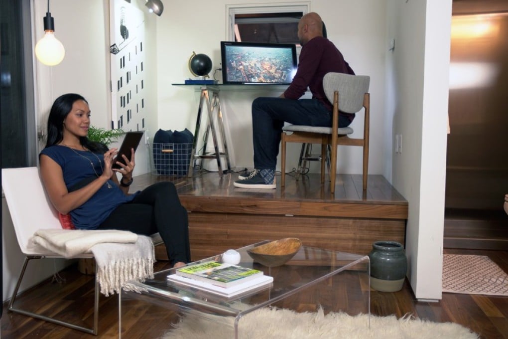 Storage is cleverly concealed in underfloor storage nooks.