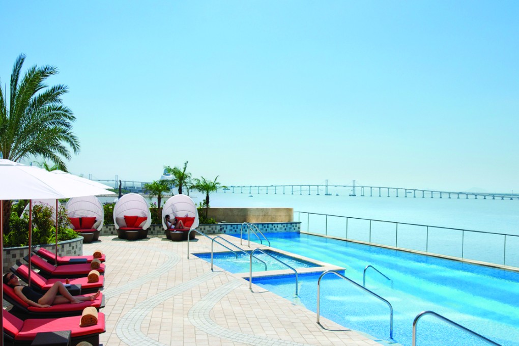 Owners of Mandarin Oriental residences in Macau also have access to the neighbouring hotel's facilities including its swimming pool.