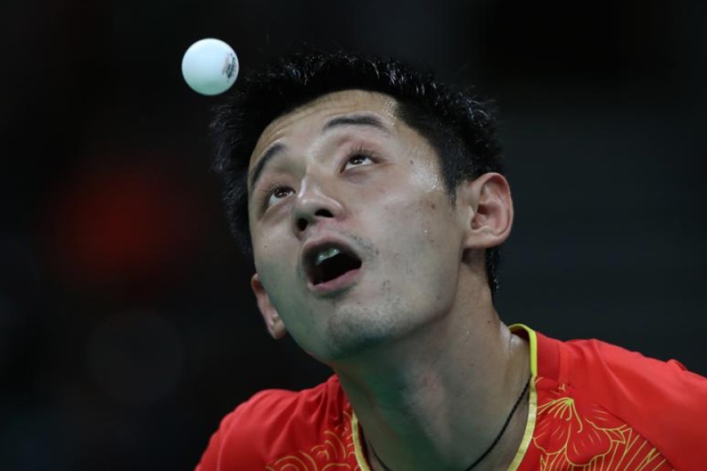 Zhang Jike of China has announced he plans to retire after the Rio Games. Photo: AP