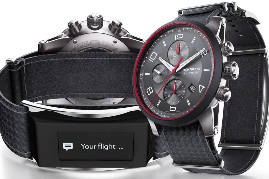 The Montblanc TimeWalker Urban Speed e-Strap combines wearable technology with fine watchmaking.