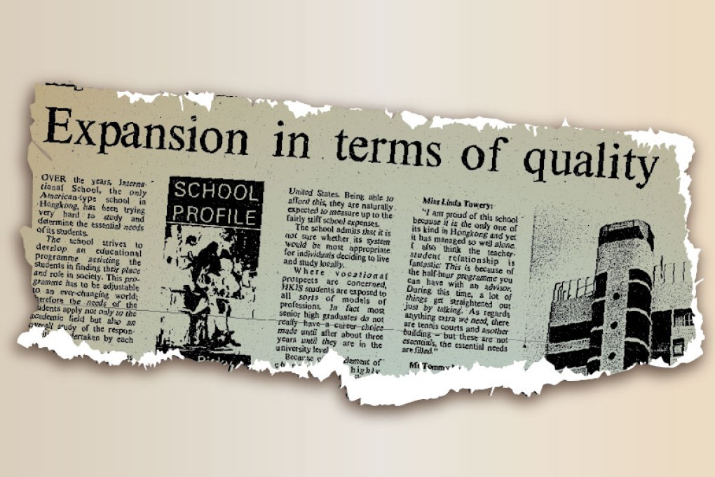 [SCMP Archive] Quality over quantity: New HKIS expansion plans focused on providing world-class student service