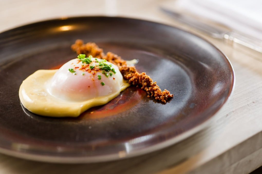 Bibo's signature L’Oeuf Mayo dish.