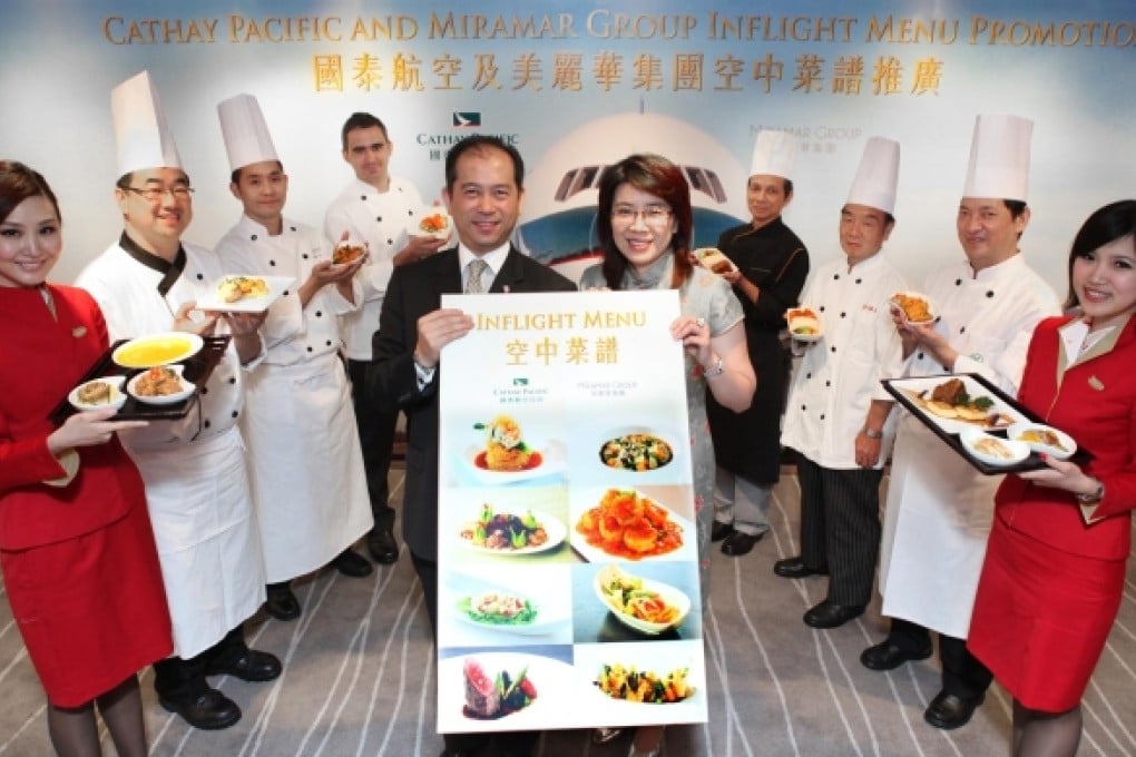 Cathay Pacific launches new inflight menu promotion