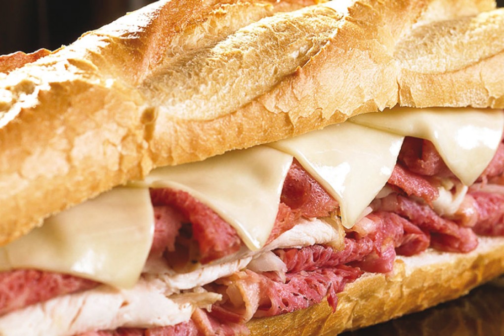 The reuben at Main St. Deli