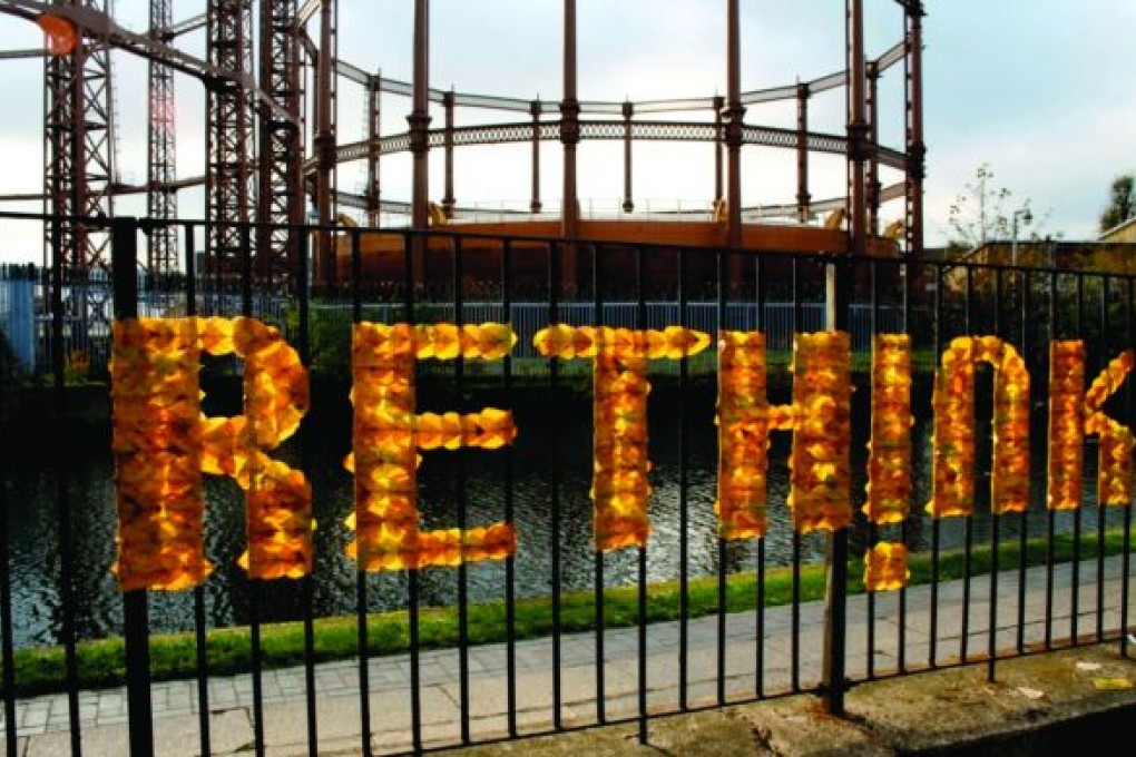 Signage artwork by Anna Garforth