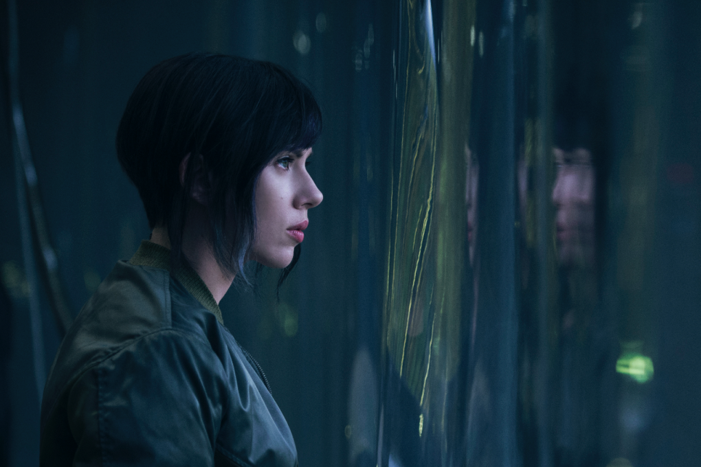 ScarJo stars as the Major in this production still from "Ghost in the Shell."