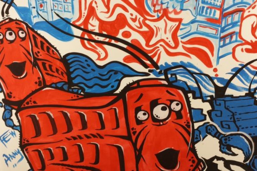 Behind the scenes at street art exhibition Hidden Street