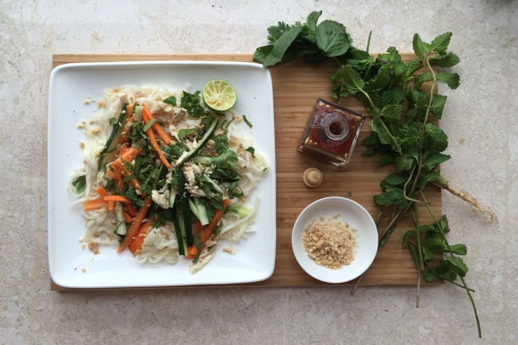 An excellent salad for using up any leftover noodles or protein.