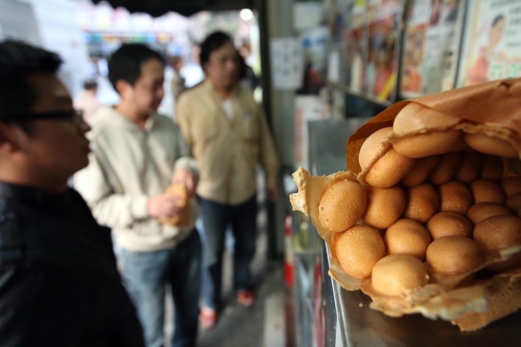 The hot and puffy gai daan jai. (Photo: Jonathan Wong/SCMP)
