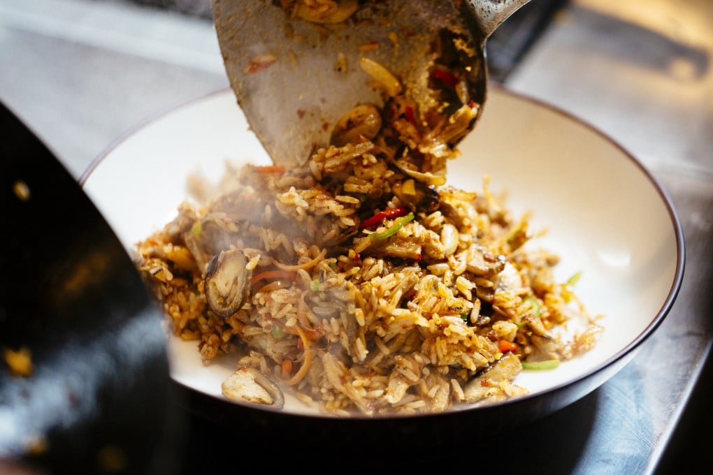 Kaum's take on a nasi goreng.