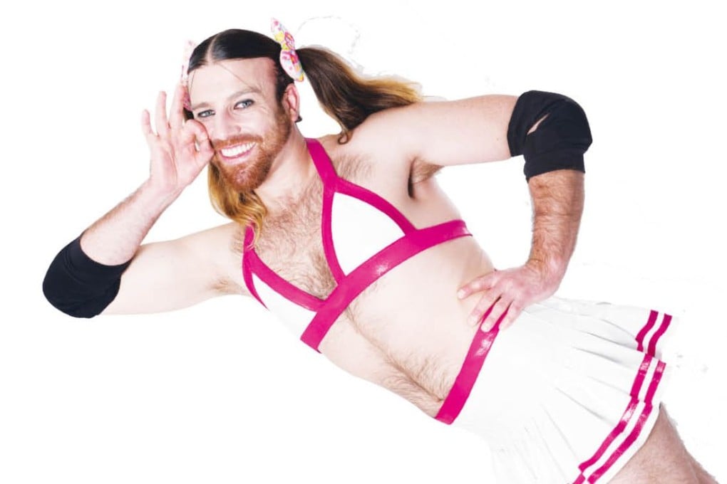 Ladybeard is a Wrestler and a Vocalist for Kawaiicore Band Ladybaby