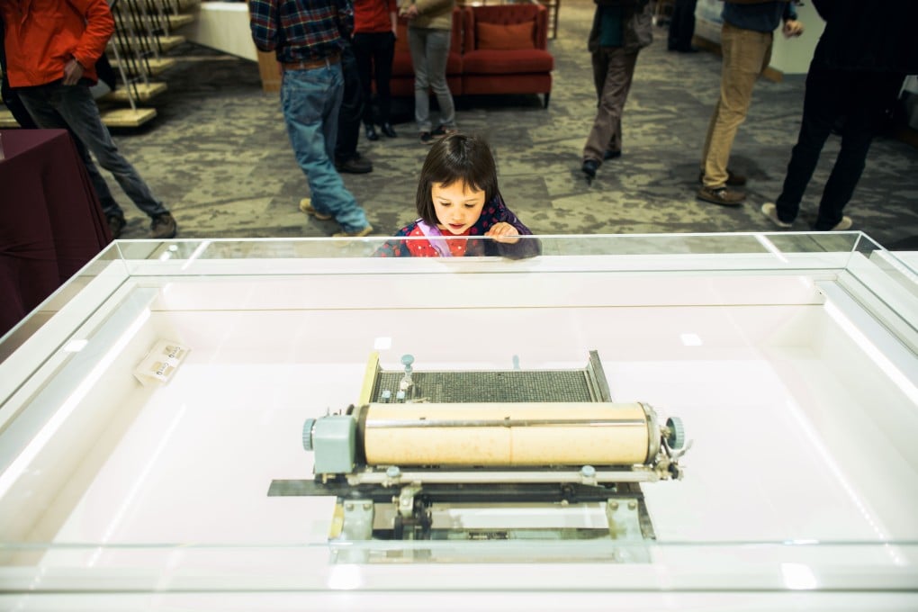 The Chinese typewriter exhibit at Stanford University. Photo: Zhijian Qiao
