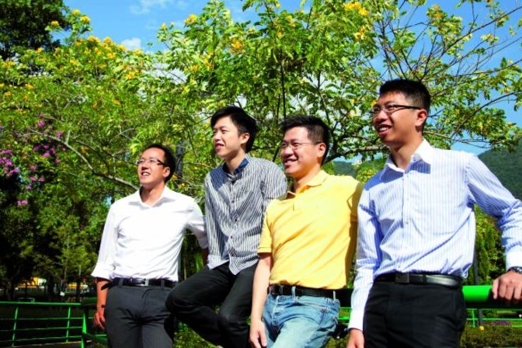 Left to right: Mak Tse-hei, Leung Li, Gary Fan and Ben Chung