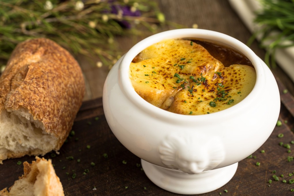 Plat du Jour's French onion soup.