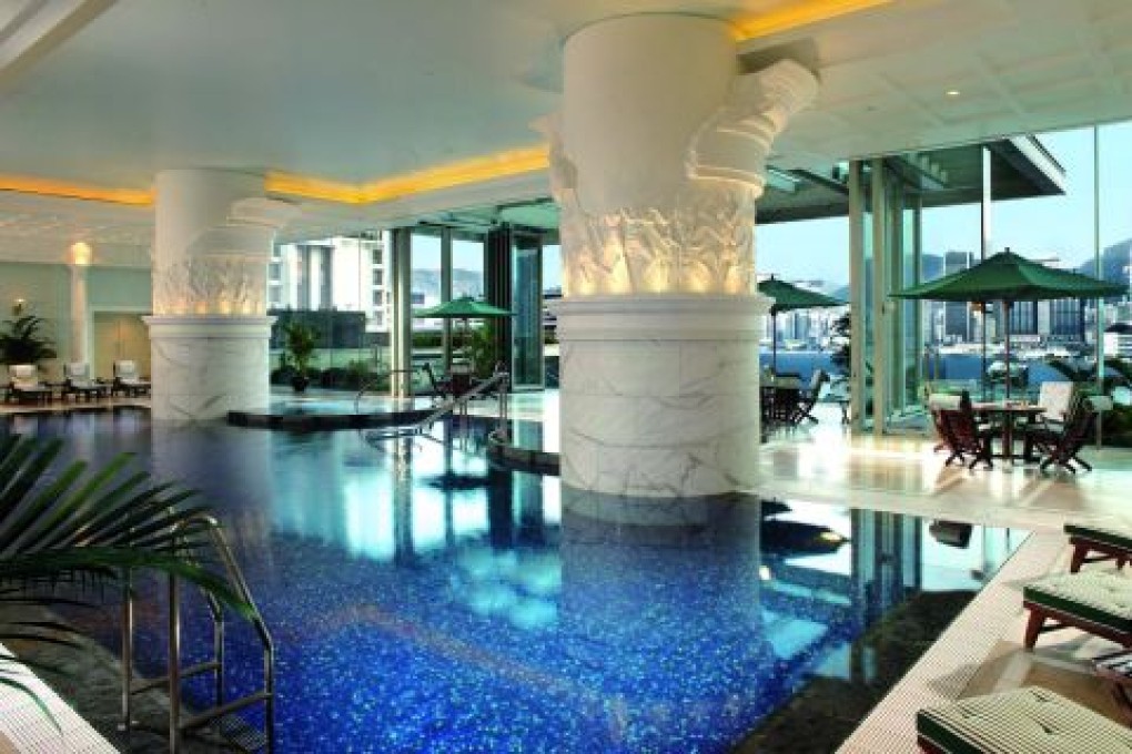 The Peninsula's spa pool