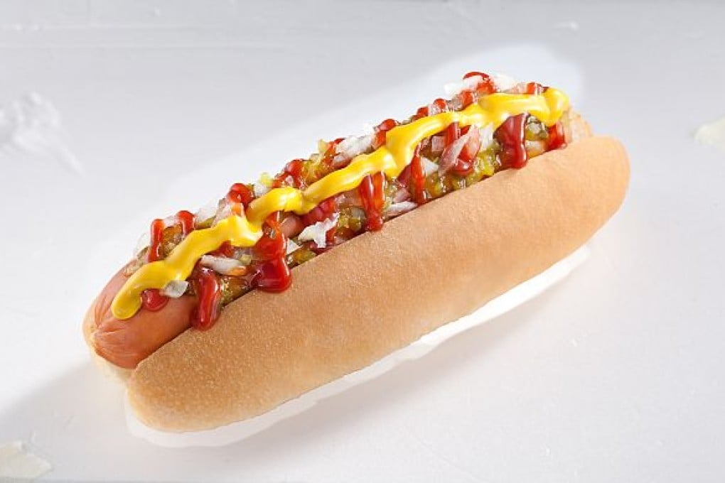 The "New York" hot dog at The Frank