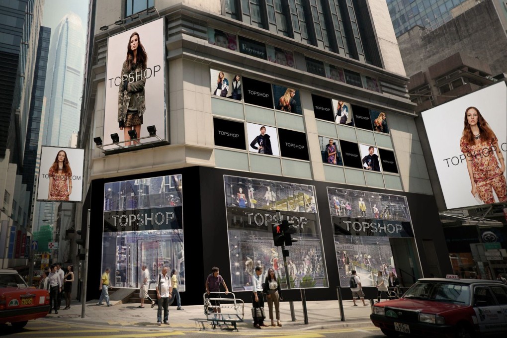 Artist's impression of Topshop on Queen's Road Central