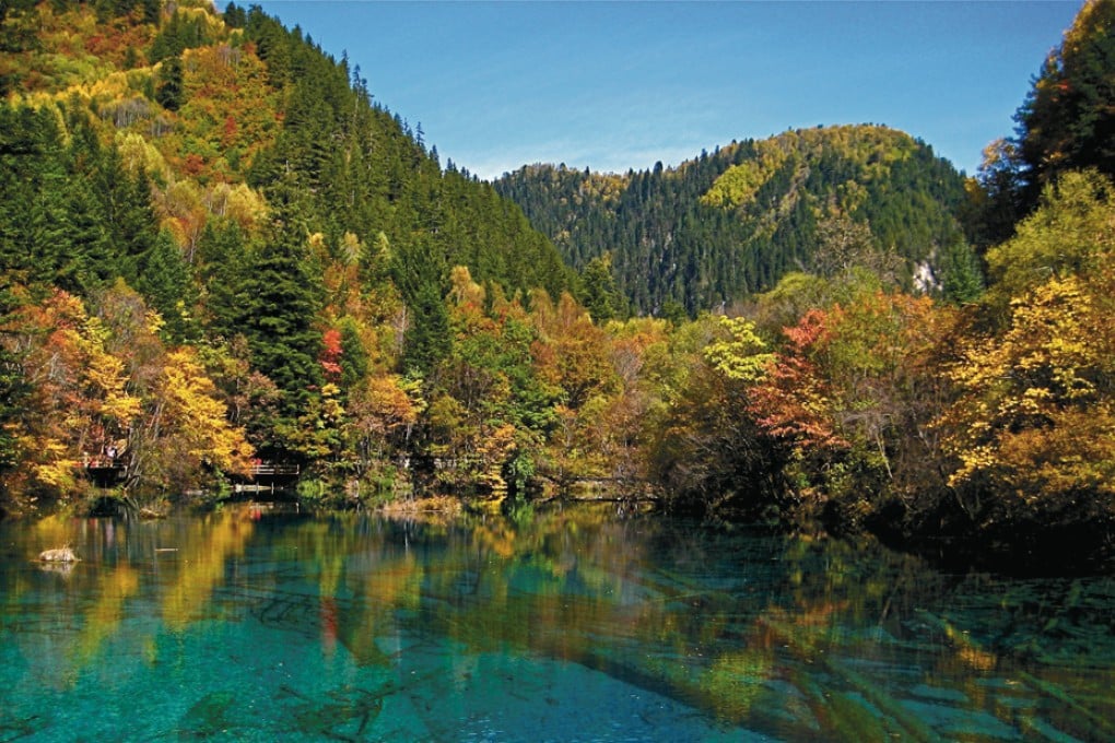 Peacock Riverbed in autumn