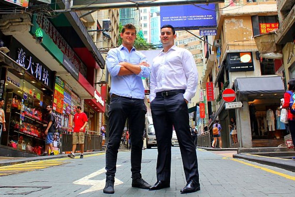 Edmund Rolston and Matt Lamming of Valley Butlers