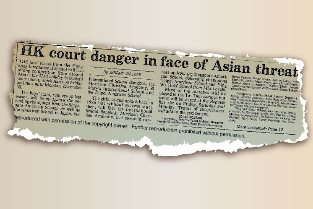 [SCMP Archive] HKIS Dragons going for gold