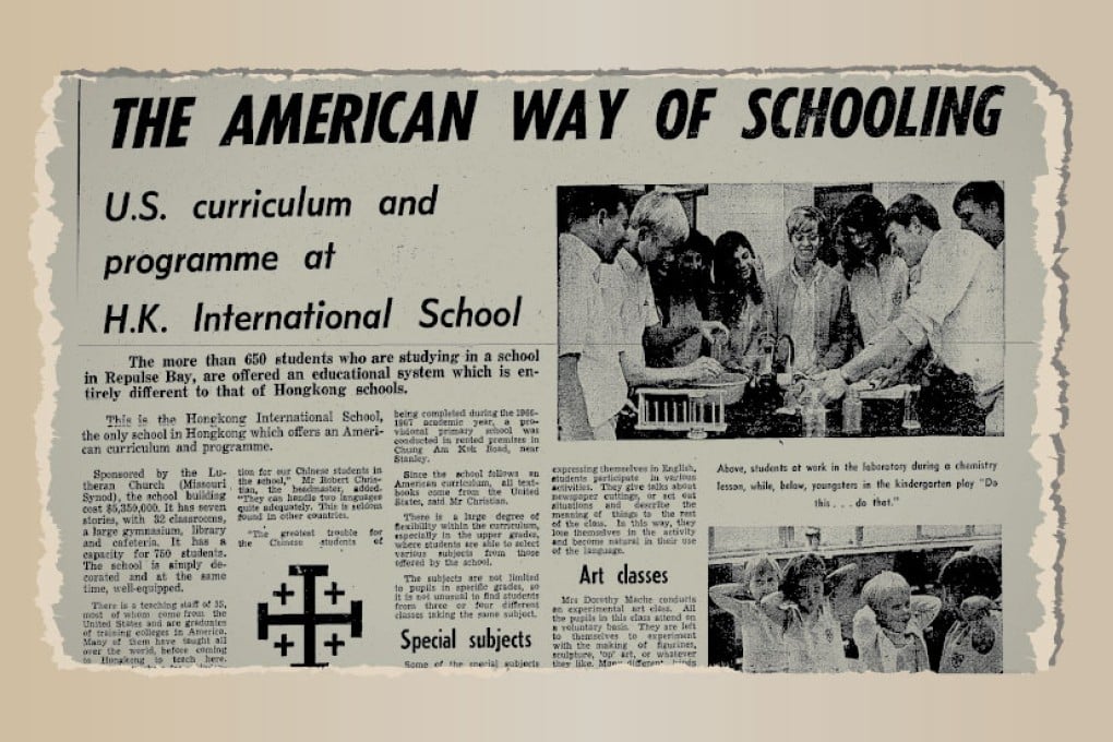 [SCMP Archive] An American education-Authentic US curriculum offered at Hong Kong International School